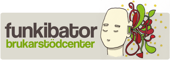 Funkibator Brukarstöd Logotype: Funkibator Brukarstöd